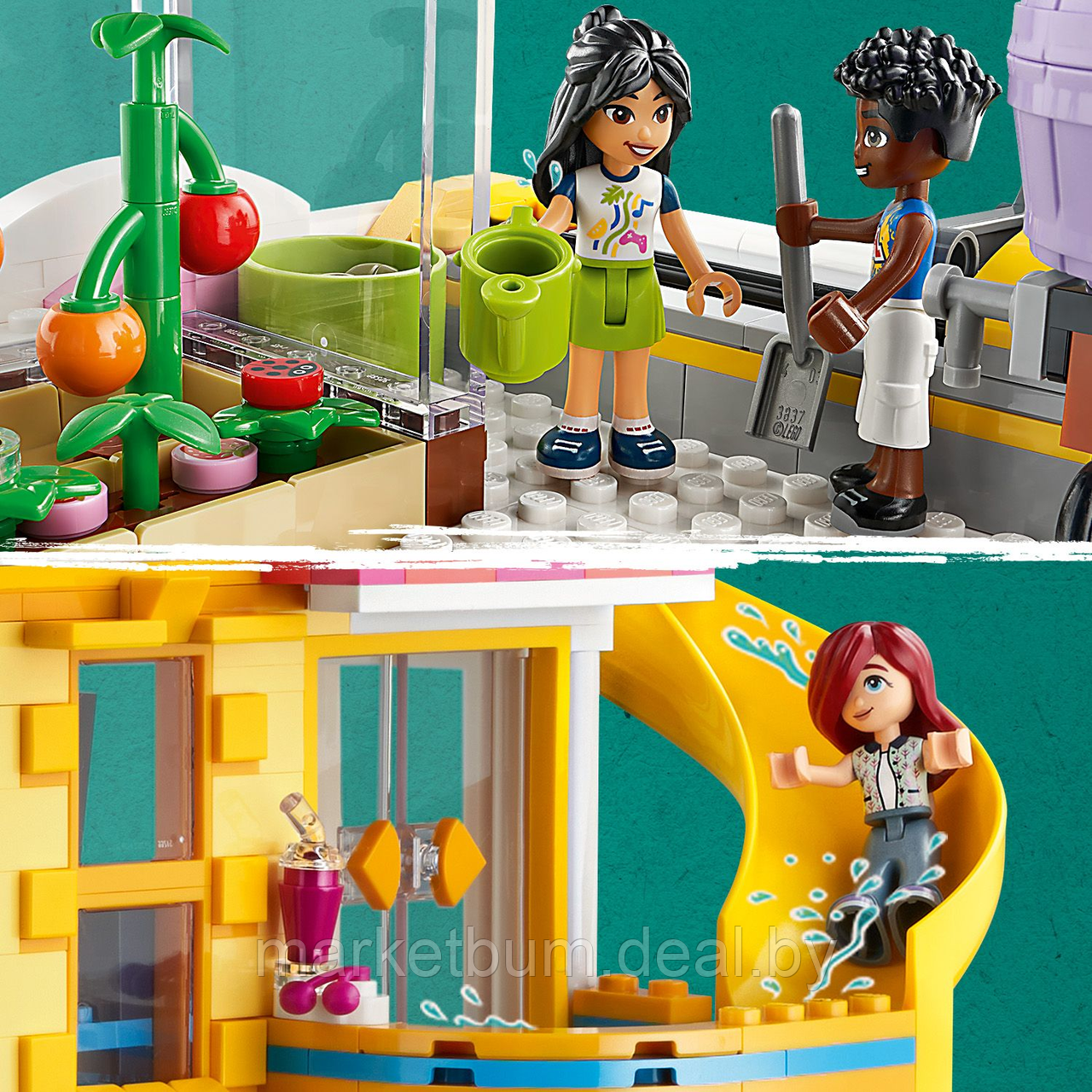 Конструктор LEGO Friends 41748, Общественный центр Хартлейк-Сити - фото 6 - id-p215710158