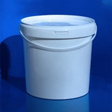Ведро 3,25 литра с крышкой 100% пищевое, круглое, белое и прозрачное, для горячих и холодных, фото 2
