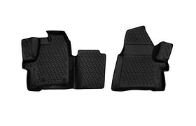 Коврики 3D в салон FORD Tourneo Custom (1+1 seats), 2013- , 2 шт. (полиуретан) / Форд Турнео кастом