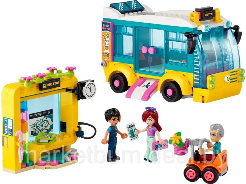 Конструктор LEGO Friends 41759, городской автобус Heartlake - фото 3 - id-p215711577
