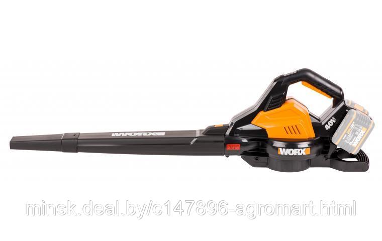 Воздуходув-пылесос аккумуляторный WORX WG583E.9 40В - фото 5 - id-p213543223