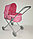 Игрушечная детская коляска для куклы MELOBO/MELOGO 9308-8 ,плотная ткань, фото 2