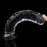 Прозрачный фаллоимитатор Lovetoy Flawless Clear Dildo 18 см, фото 8