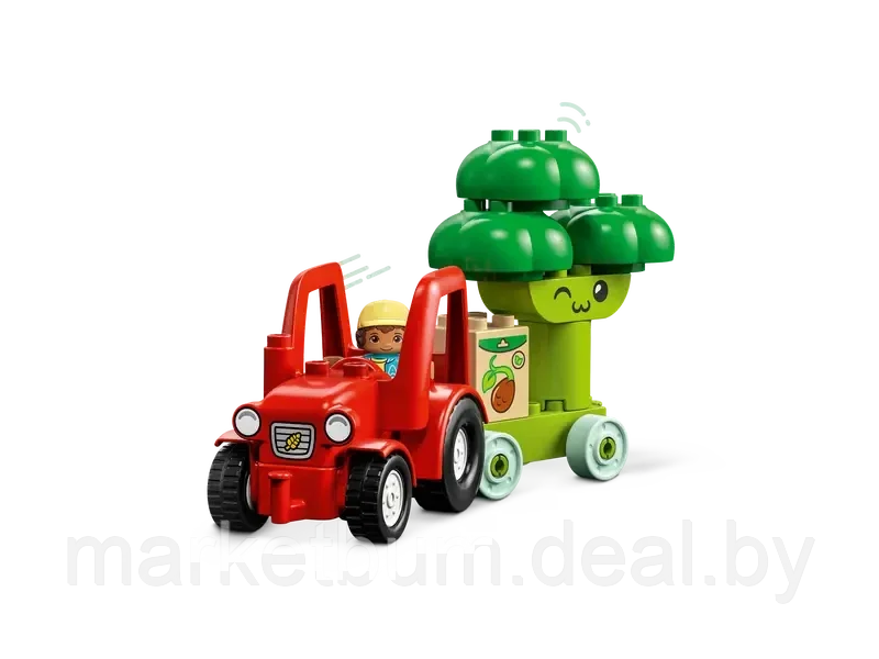 Конструктор LEGO DUPLO 10982, Трактор с овощами и фруктами - фото 8 - id-p215711770