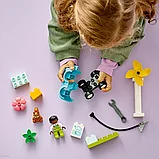 Конструктор LEGO DUPLO 10985, Ветряная турбина и электромобиль, фото 4