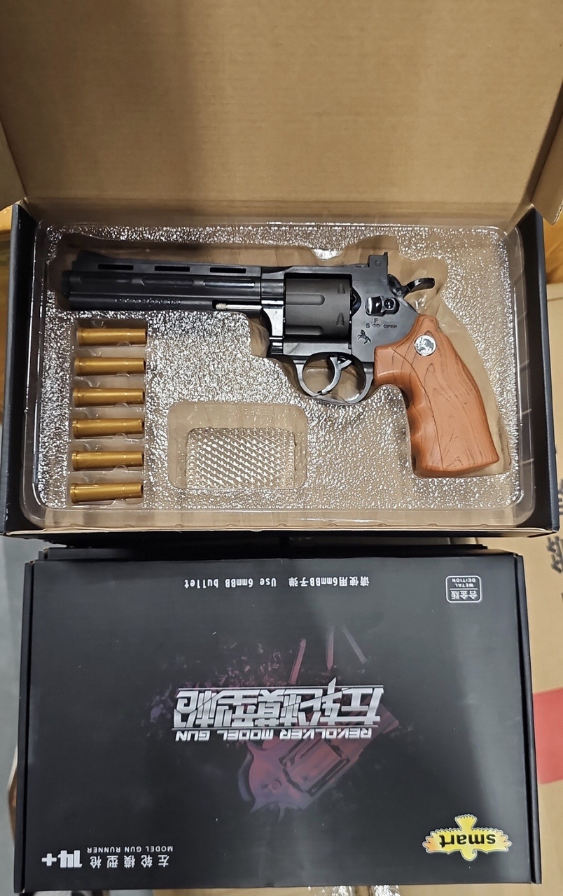 Револьвер металлический-пневматический с гильзами Smith Wesson 327 - фото 2 - id-p215711884