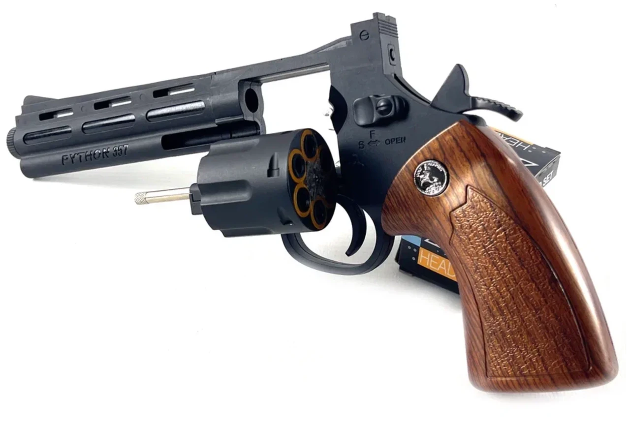 Револьвер металлический-пневматический с гильзами Smith Wesson 327 - фото 3 - id-p215711884