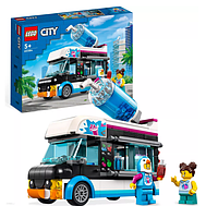 Конструктор LEGO City 60384, Фургон для шейков Пингвин