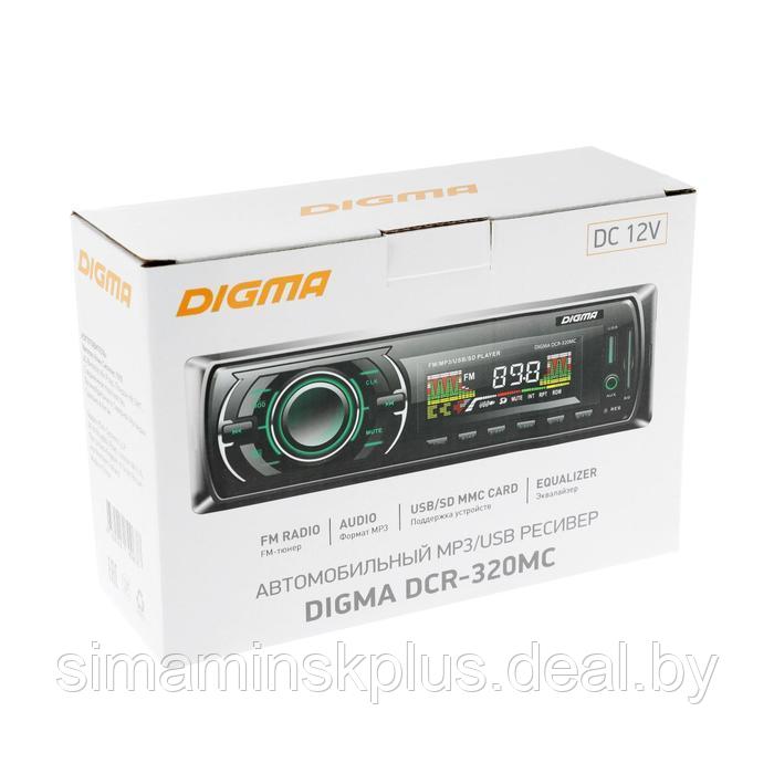 Автомагнитола Digma DCR-320MC 1DIN, 4 х 45 Вт, USB, SD/MMC, AUX - фото 5 - id-p215711920