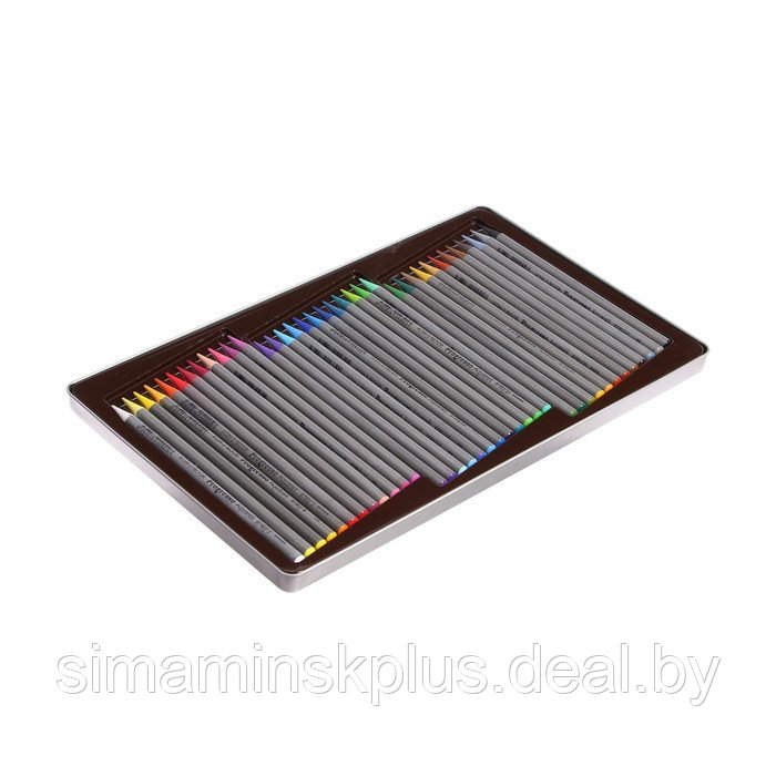 Карандаши акварельные набор 36 цветов, цельнографитовые Koh-I-Noor Progresso Aquarell, в металлическом пенале - фото 7 - id-p215712165