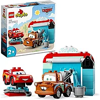 Конструктор LEGO DUPLO Disney 10996, Молния МакКуин и Мэтр Автомойка