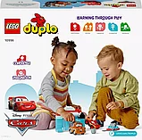 Конструктор LEGO DUPLO Disney 10996, Молния МакКуин и Мэтр — Автомойка, фото 2