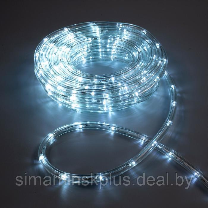 Световой шнур Luazon Lighting 10 мм, IP44, 10 м, 24 LED/м, 220 В, 8 режимов, свечение белое - фото 1 - id-p215712489