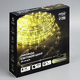 Световой шнур Luazon Lighting 10 мм, IP44, 20 м, 24 LED/м, 220 В, 8 режимов, свечение тёплое белое, фото 8