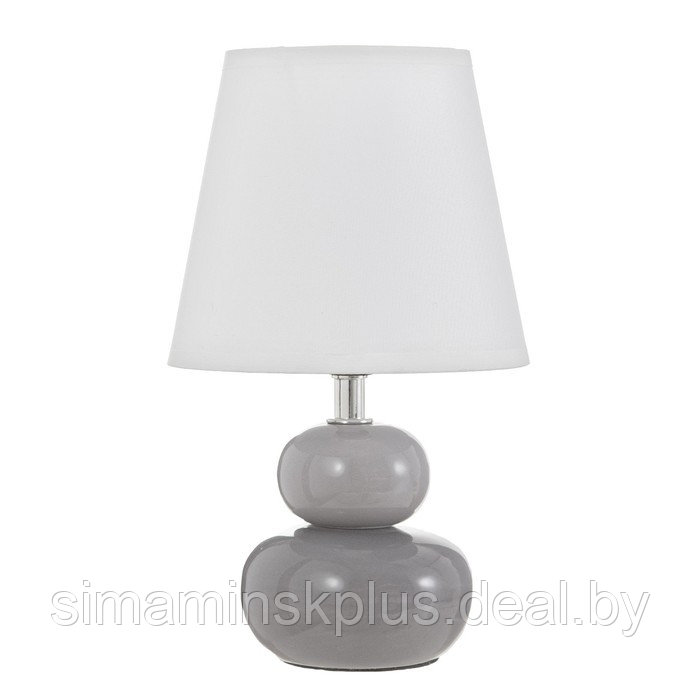 Настольная лампа "Баланс" Е14 40Вт серо-белый 13х13х25 см - фото 6 - id-p215712502