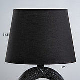 Настольная лампа "Встреча" Е14 40Вт черный 20х20х34см, фото 3