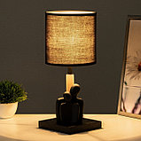 Настольная лампа "Нежность" Е14 40Вт черный 15х15х31см, фото 2