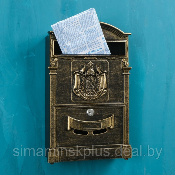 Ящик почтовый №4010В, старая бронза - фото 8 - id-p215712750