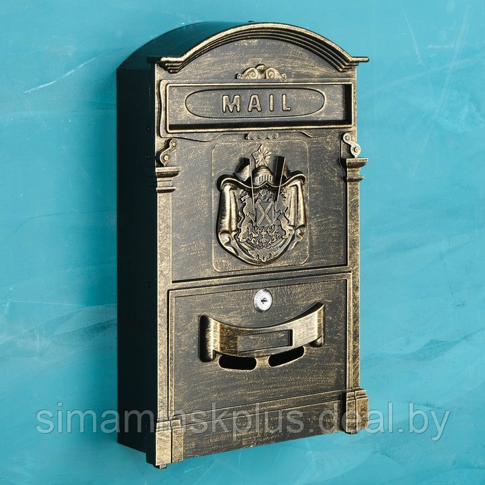 Ящик почтовый №4010В, старая бронза - фото 9 - id-p215712750
