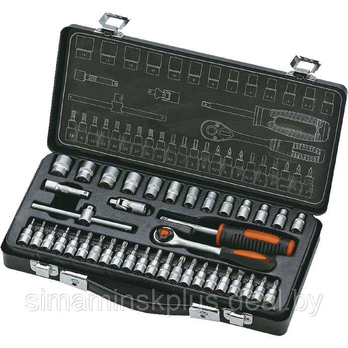 Набор инструментов "Кратон" TS-13, 1/4", головки 4-14 мм, 40 предметов - фото 1 - id-p215712823