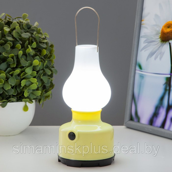 Настольная лампа "Керосиновая лампа" LED 2Вт от батареек МИКС 8х8х17 см - фото 3 - id-p215712662