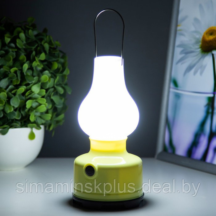 Настольная лампа "Керосиновая лампа" LED 2Вт от батареек МИКС 8х8х17 см - фото 4 - id-p215712662