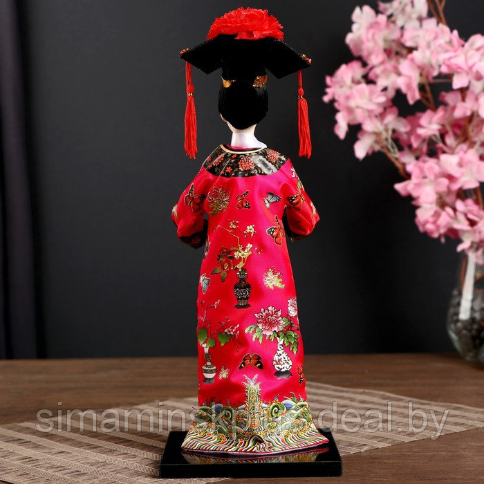 Кукла коллекционная "Китаянка в национальном платье с платочком" 32х12,5х12,5 см - фото 3 - id-p215713079