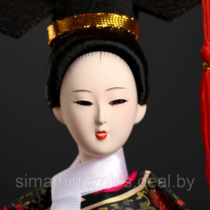 Кукла коллекционная "Китаянка в национальном платье с платочком" 32х12,5х12,5 см - фото 5 - id-p215713079