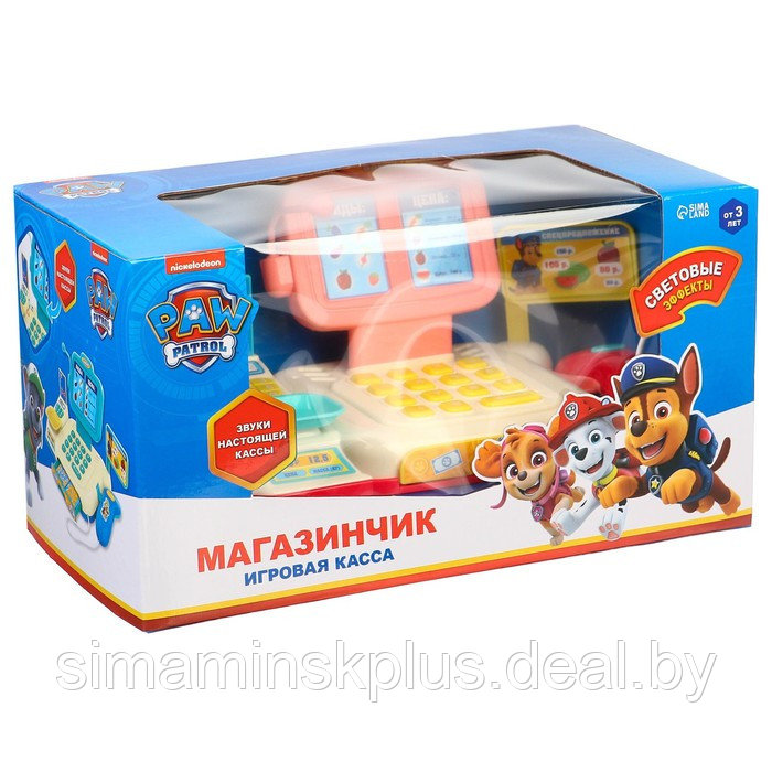 Игровая касса PAW PATROL «Магазинчик», звук, свет - фото 2 - id-p215713142