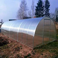 Теплица из поликарбоната Сибирская 40Ц-0.5 (длина 4 метра, шаг 0.5 метра)