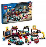 Конструктор LEGO City 60389, Мастерская по тюнингу автомобилей.
