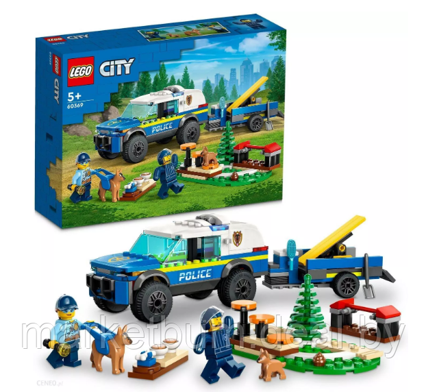 Конструктор LEGO City 60369, Полевая дрессировка полицейских собак - фото 1 - id-p215594782