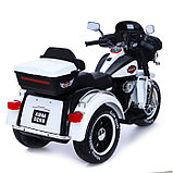 Электромотоцикл «Трайк», 2-х местный, 2 мотора, цвет чёрно-белый, фото 3