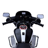 Электромотоцикл «Трайк», 2-х местный, 2 мотора, цвет чёрно-белый, фото 5