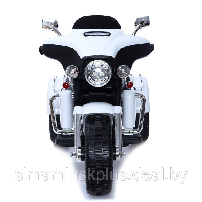 Электромотоцикл «Трайк», 2-х местный, 2 мотора, цвет чёрно-белый - фото 7 - id-p215713654
