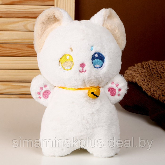 Мягкая игрушка «Кот», 23 см, цвет белый - фото 1 - id-p215713724