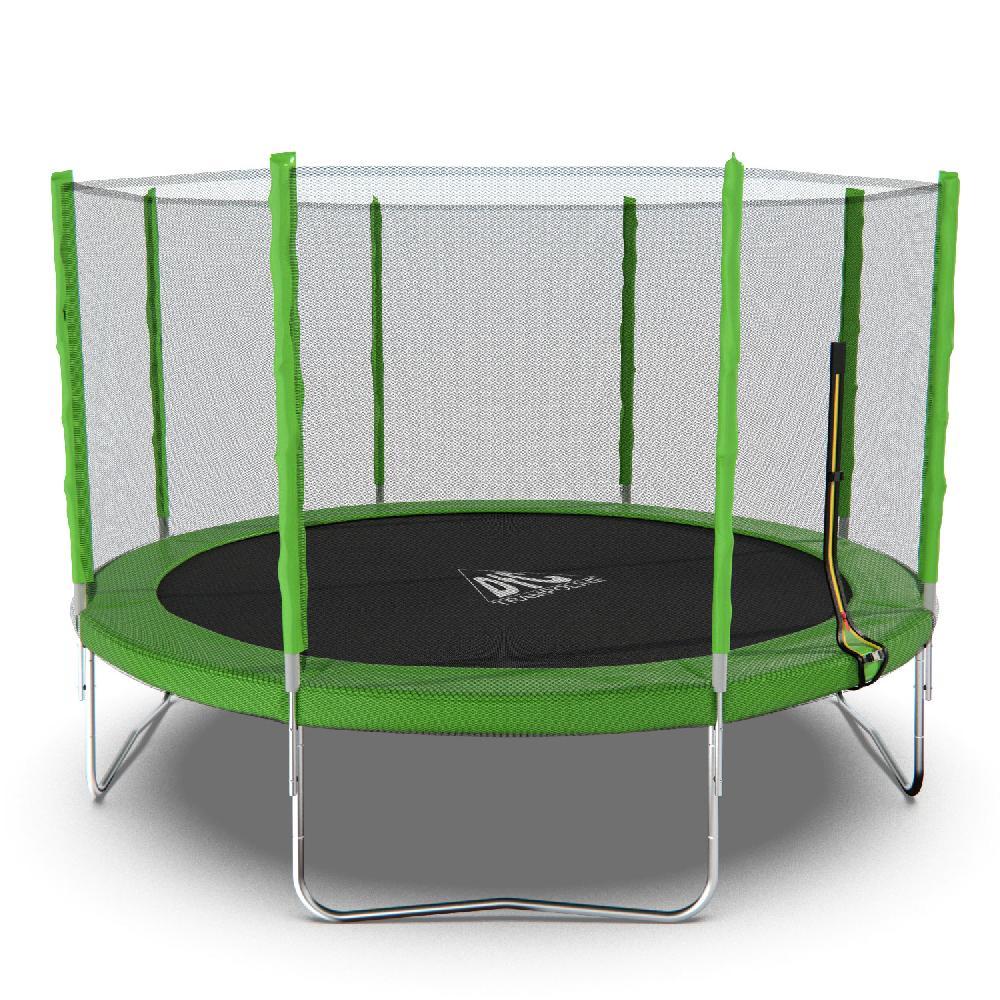 Батут DFC Trampoline Fitness с сеткой 12ft (зеленый) - фото 3 - id-p215714376