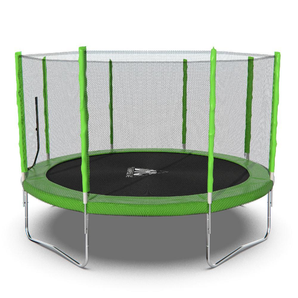 Батут DFC Trampoline Fitness с сеткой 12ft (зеленый) - фото 4 - id-p215714376