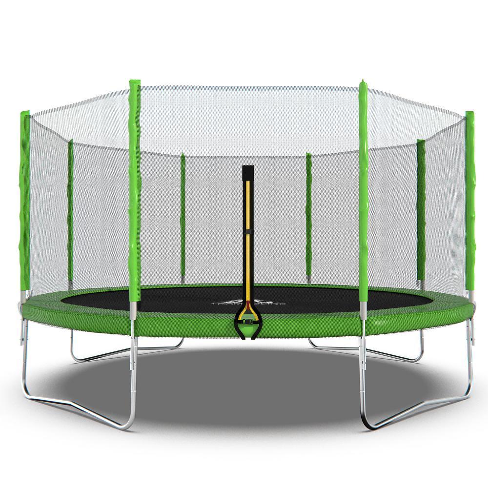 Батут DFC Trampoline Fitness с сеткой 14ft - фото 2 - id-p215714378