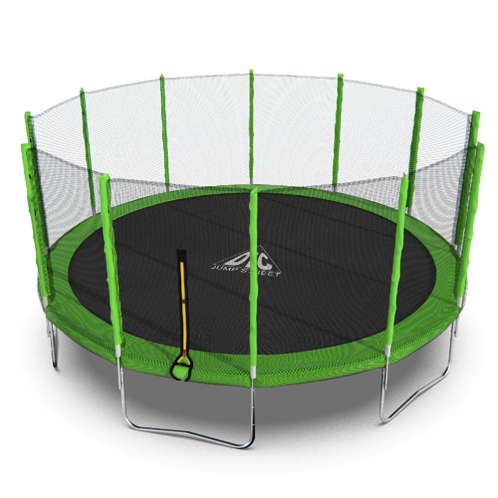 Батут DFC Trampoline Fitness с сеткой 16ft 16FT-TR-LG - фото 1 - id-p215714380