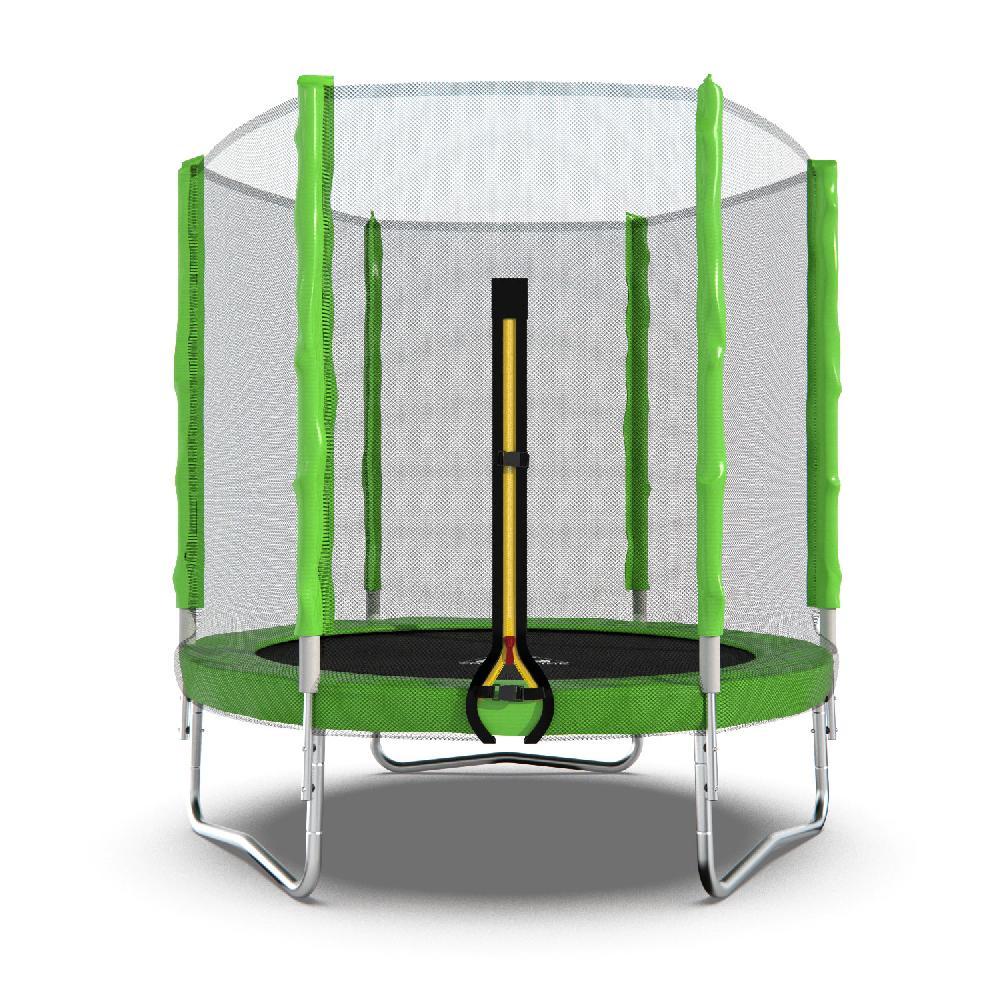 Батут DFC Trampoline Fitness с сеткой (6ft) - фото 2 - id-p215714382