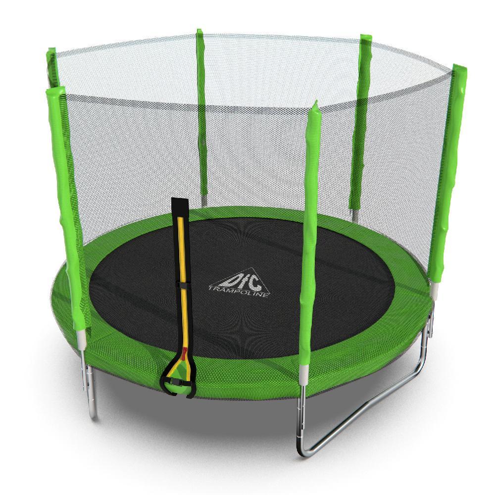 Батут DFC Trampoline Fitness с сеткой 8ft - фото 1 - id-p215714384