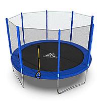 Батут DFC Trampoline Fitness с сеткой 12ft (синий)