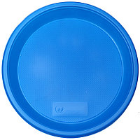 Тарелки одноразовые столовые «Мистерия» диаметр 21 см, 50 шт., синие