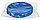 Тарелка одноразовая столовая «Мистерия» диаметр 21 см, 50 шт., синяя, фото 3