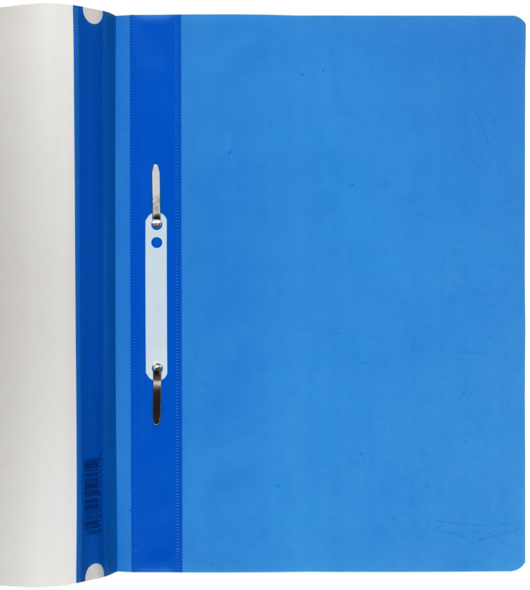 Папка-скоросшиватель пластиковая А4 «Стамм» толщина пластика 0,16 мм, синяя