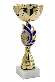 Кубок "Барокко" на мраморной подставке , высота 30 см, чаша 12 см арт. 029-300-120
