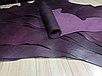 Юфть шорно-седельная  Ворот Гранж 1.2-1.4 цвет Фиолетовый, фото 2