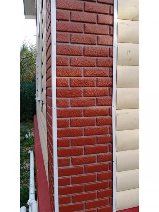 Фасадные панели для наружной отделки дома декоративные стеновые цокольные под кирпич ПВХ Сайдинг пластиковый - фото 6 - id-p215715589