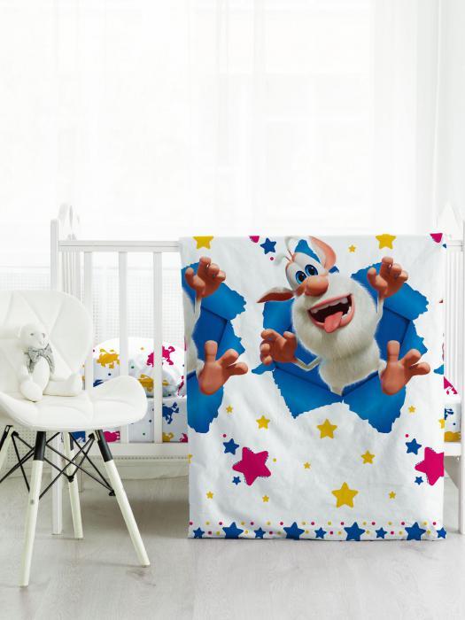 Детское постельное белье в кроватку для колыбели новорожденного Буба комплект набор постели ясельный - фото 7 - id-p215715595